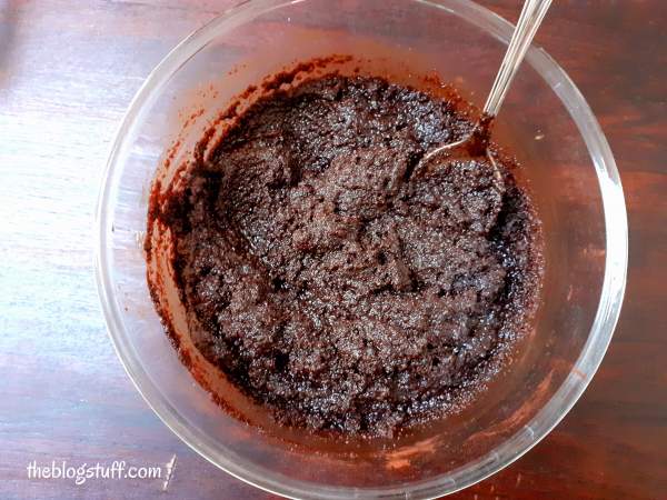 diy chocolate coffee sugar scrub