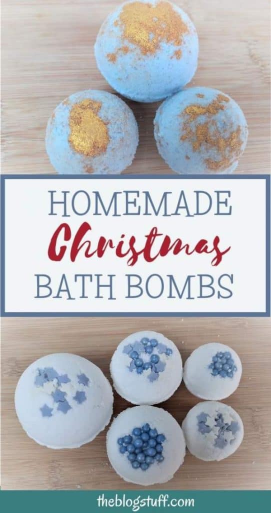 diy christmas bath bombs