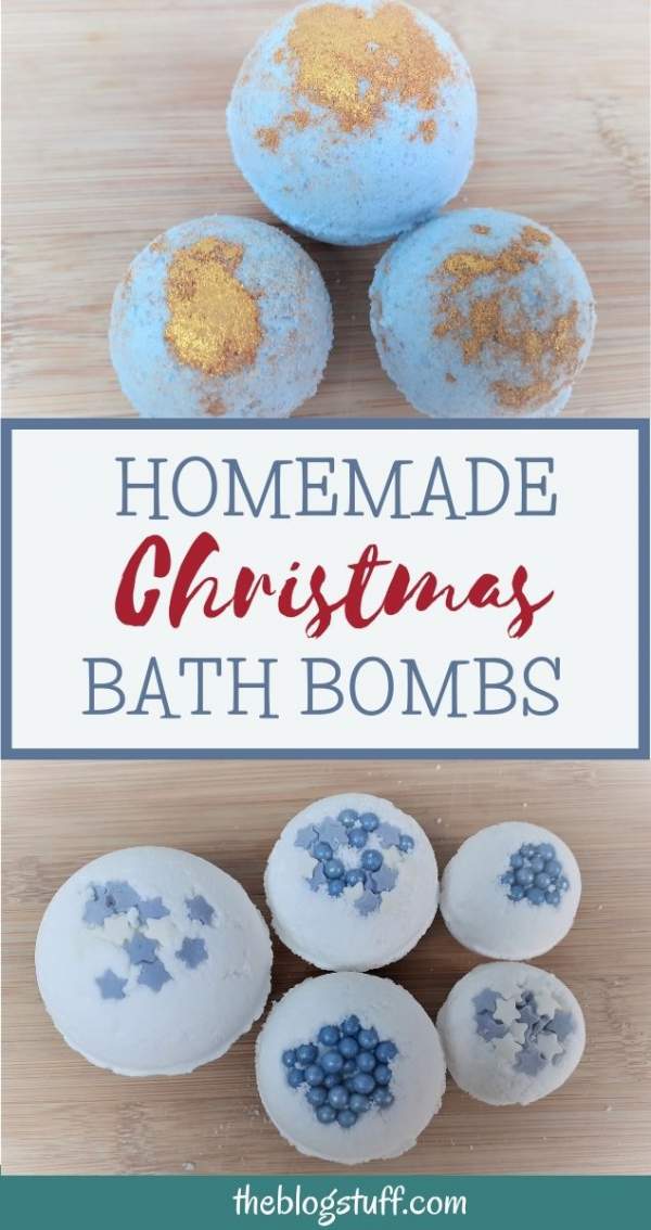 diy christmas bath bombs