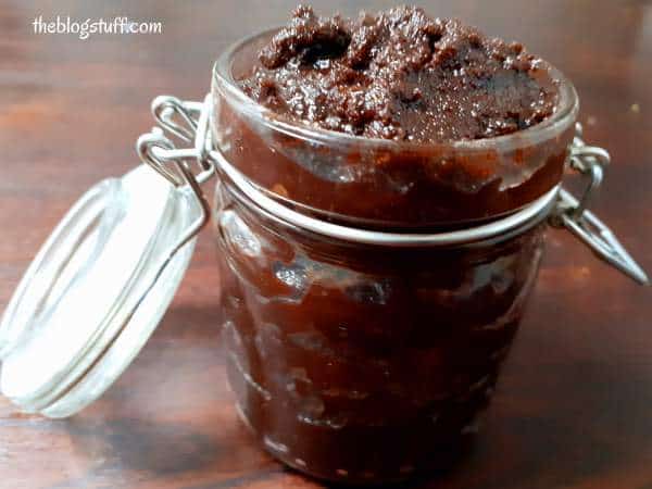 homemade chocolate coffee sugar scrub