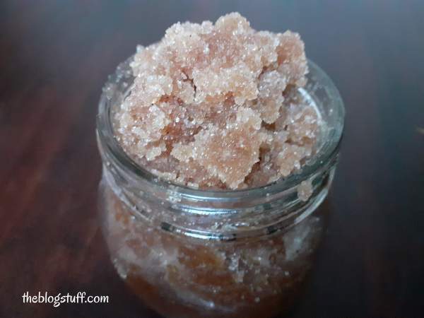 homemade gingerbread sugar scrub