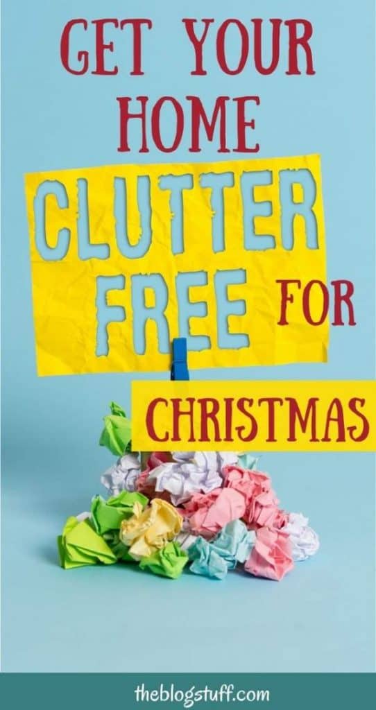 Decluttering before Christmas