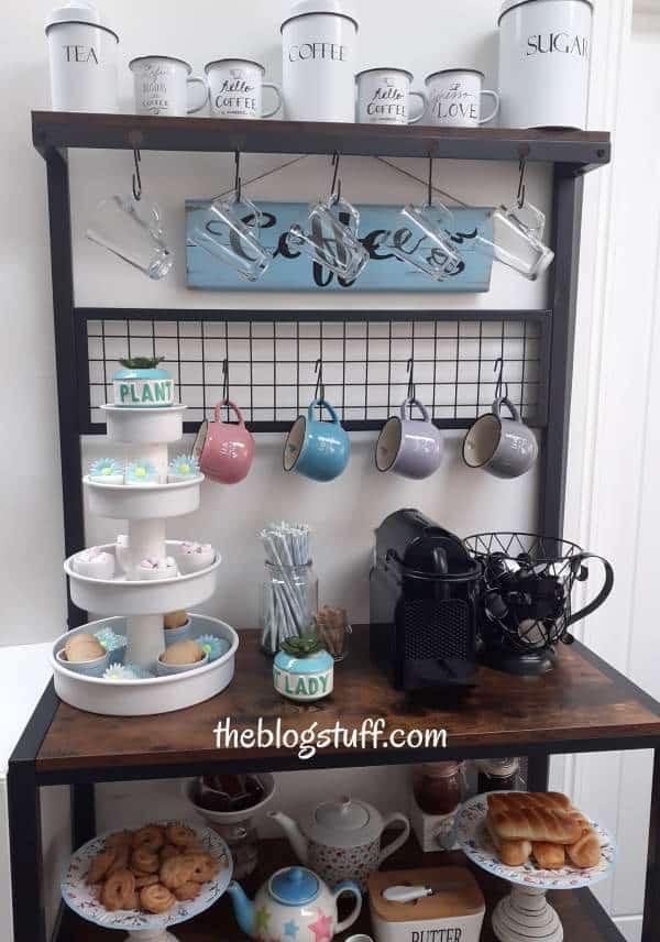 DIY coffee bar decor