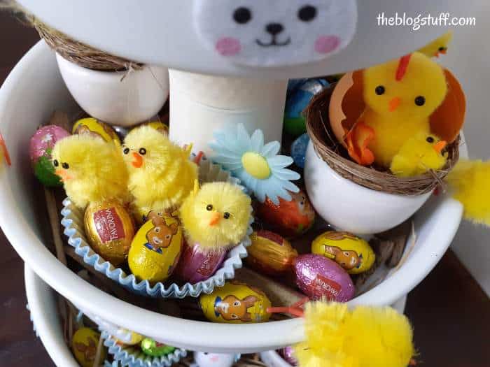 Easter tiered tray DIY