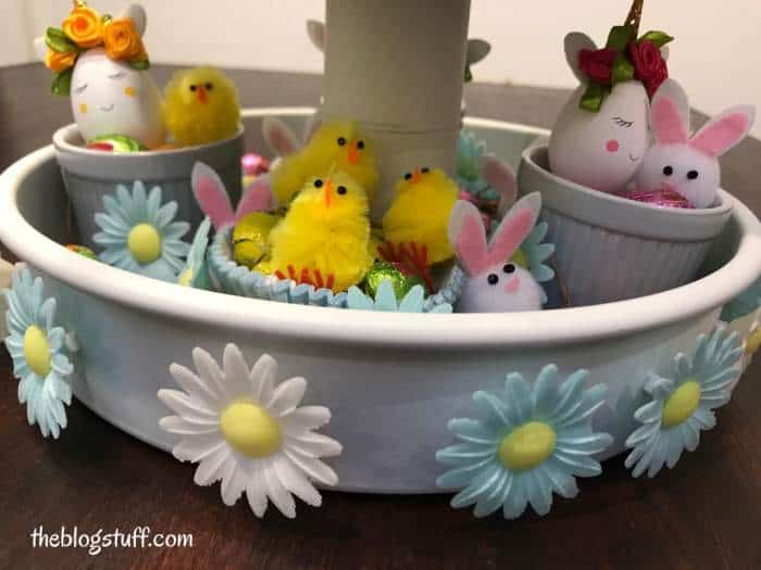 Spring tier tray decor