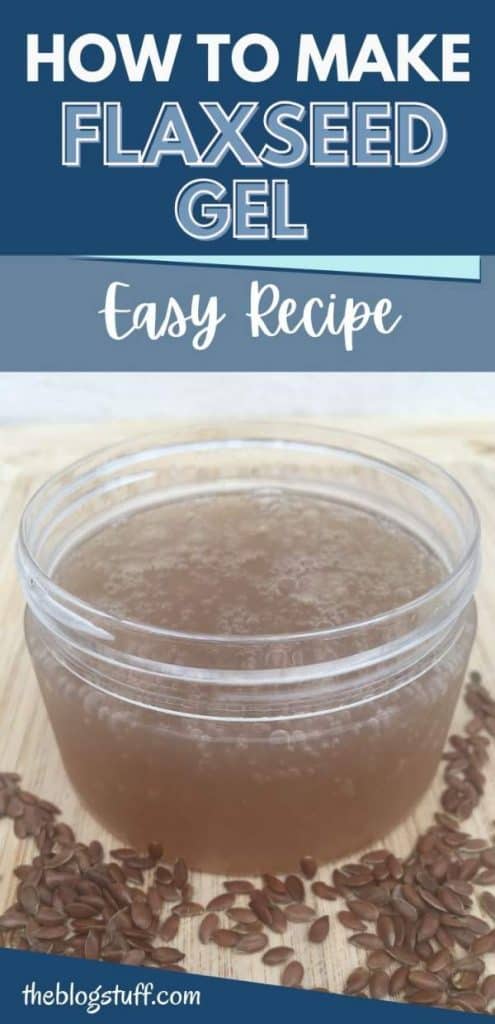 DIY flaxseed gel recipe