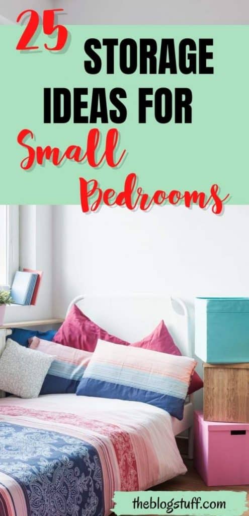 Storage ideas for small bedrooms on a budget