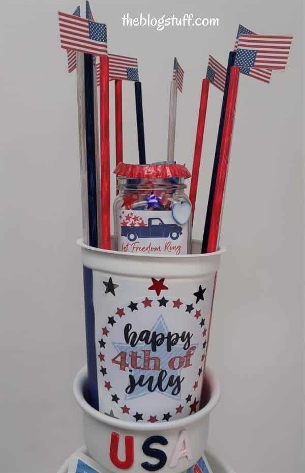 4 of July tray decorations