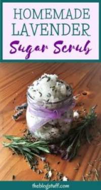 how to make lavender sugar scrub