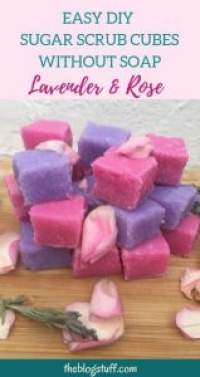 sugar scrub cubes without soap