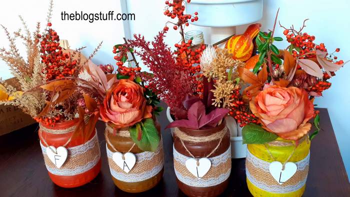 mason jars centerpieces ideas