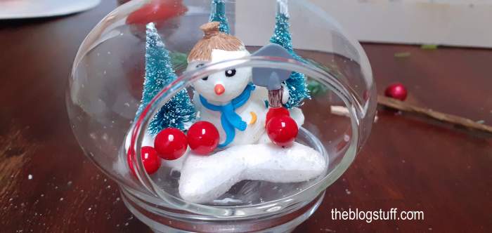 Miniature Snow Man, Christmas trees Ball Decor