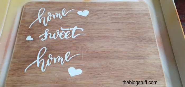 Home sweet home wooden sign