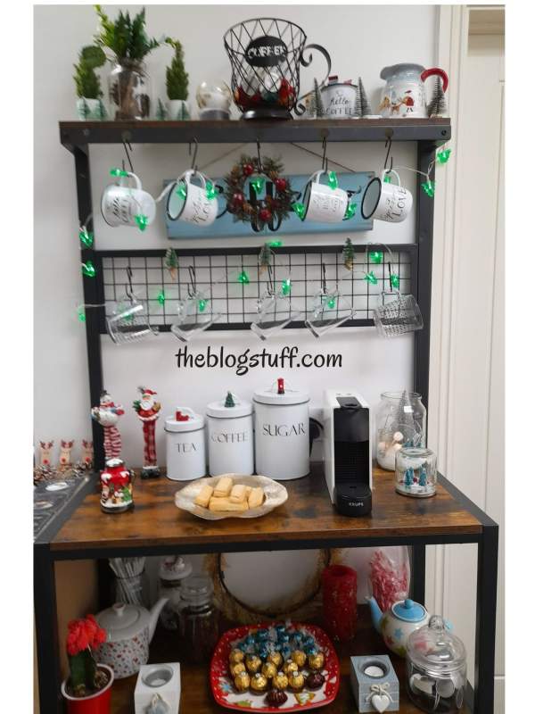 Coffee bar decor ideas for Christmas