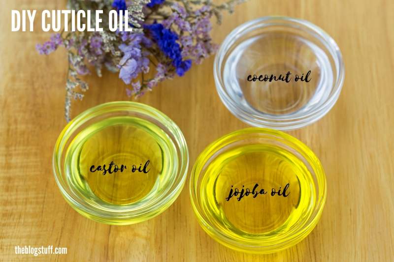 Homemade coconut oil cuticle recipe