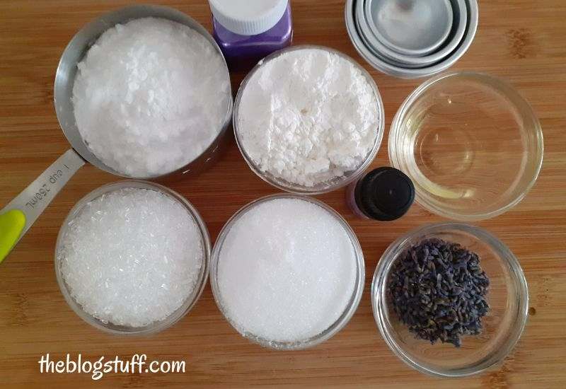 Lavender bath bombs ingredients