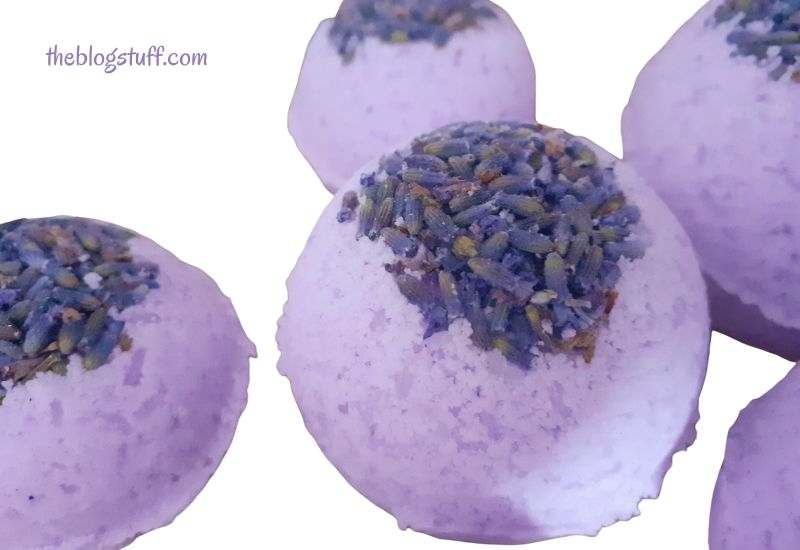 DIY lavender bath bombs