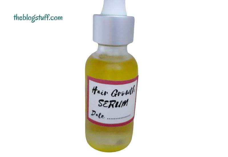 DIY hair growth serum in a bottle