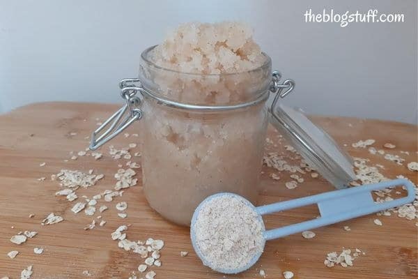 homemade oatmeal body scrub