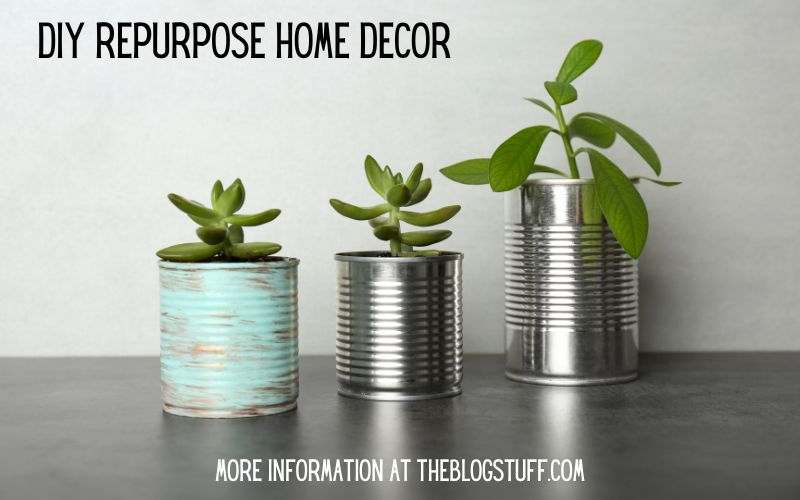 DIY repurpose home decor by The Blog Stuff