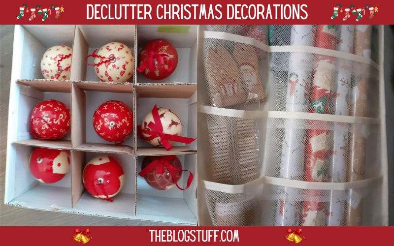 Declutter ornaments before Christmas