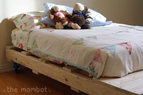 diy pallet kids bed jpg