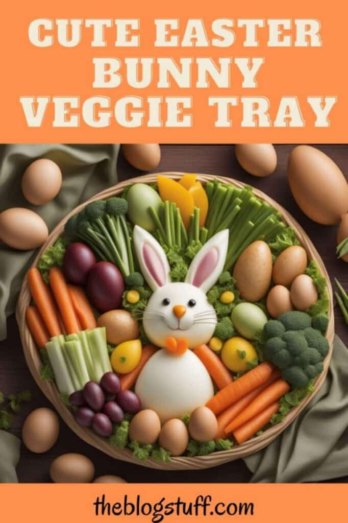 veggie tray bunny decor