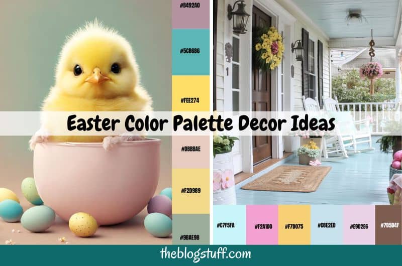 Easter color palette decor ideas