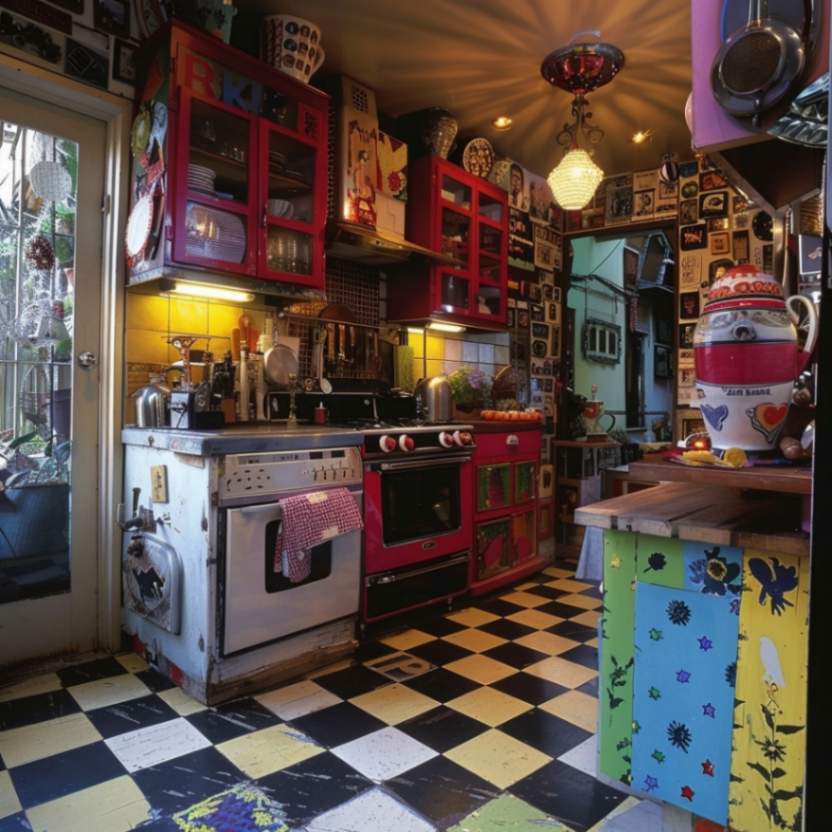 original eclectic kitchen