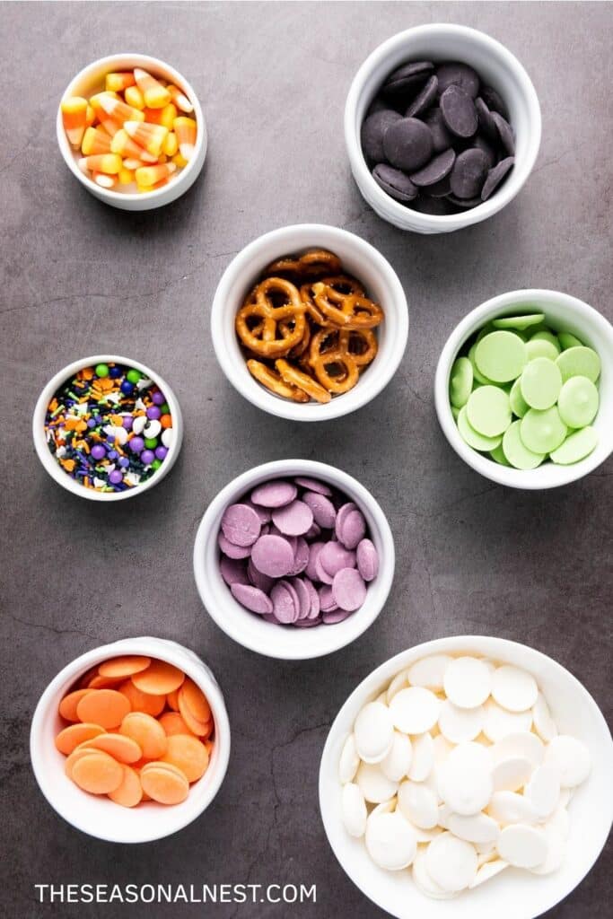 Halloween candy bark irecipe ingredients