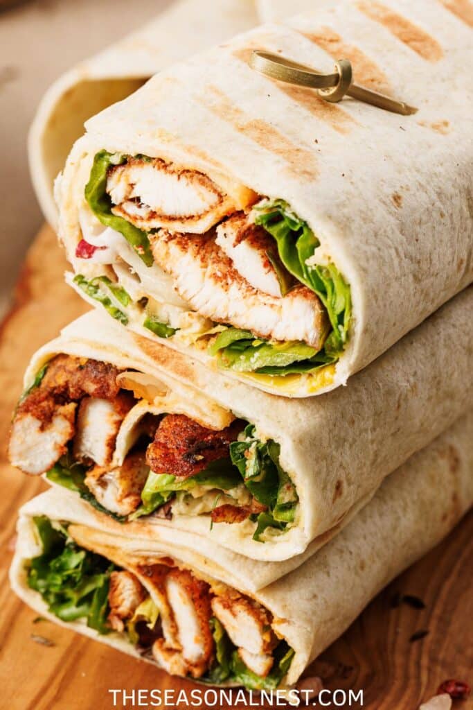 Tortilla Grill Chicken Breast Wraps