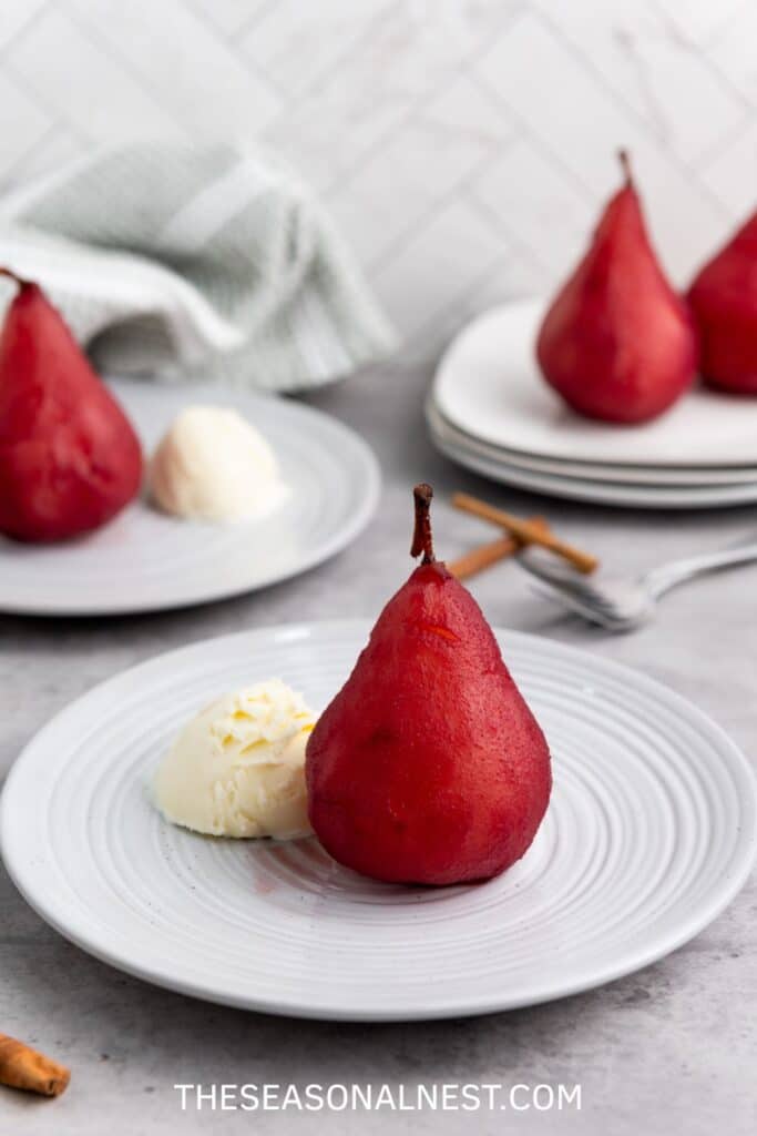 Fresh Autumn Pear Dessert