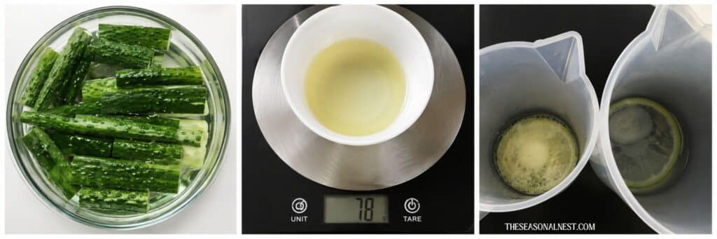 Shimmering aloe vera cream ingredients.