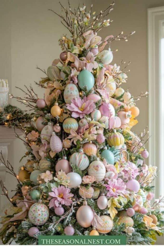 easter christmas tree decor