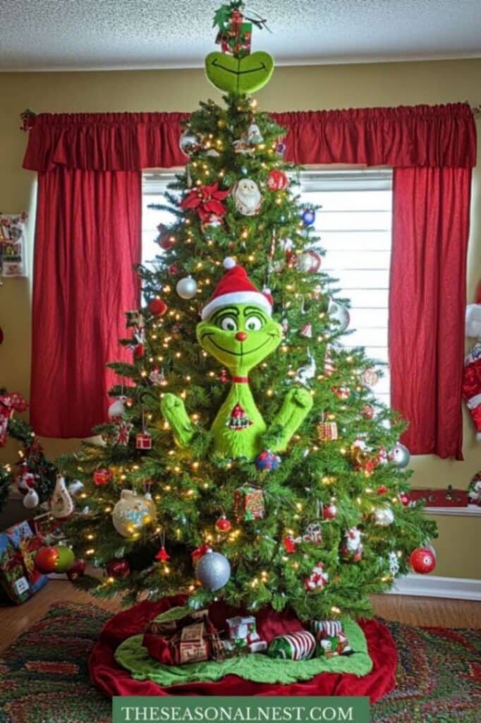 grinch christmas tree decor