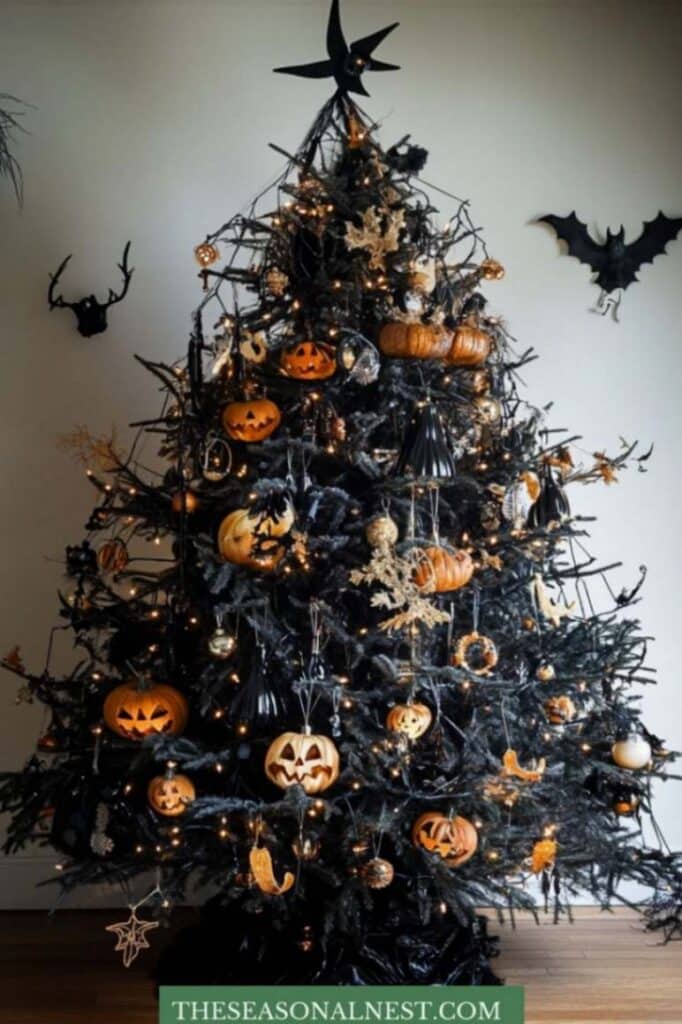 halloween christmas tree decor