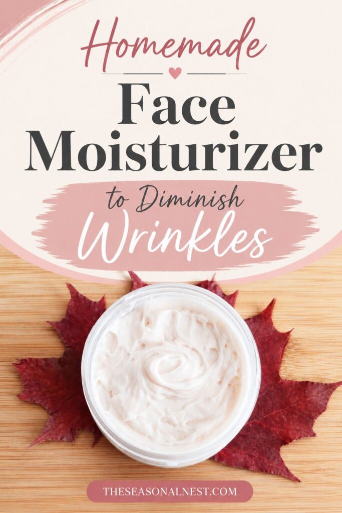 DIY anti-aging cream from red maple leaves.