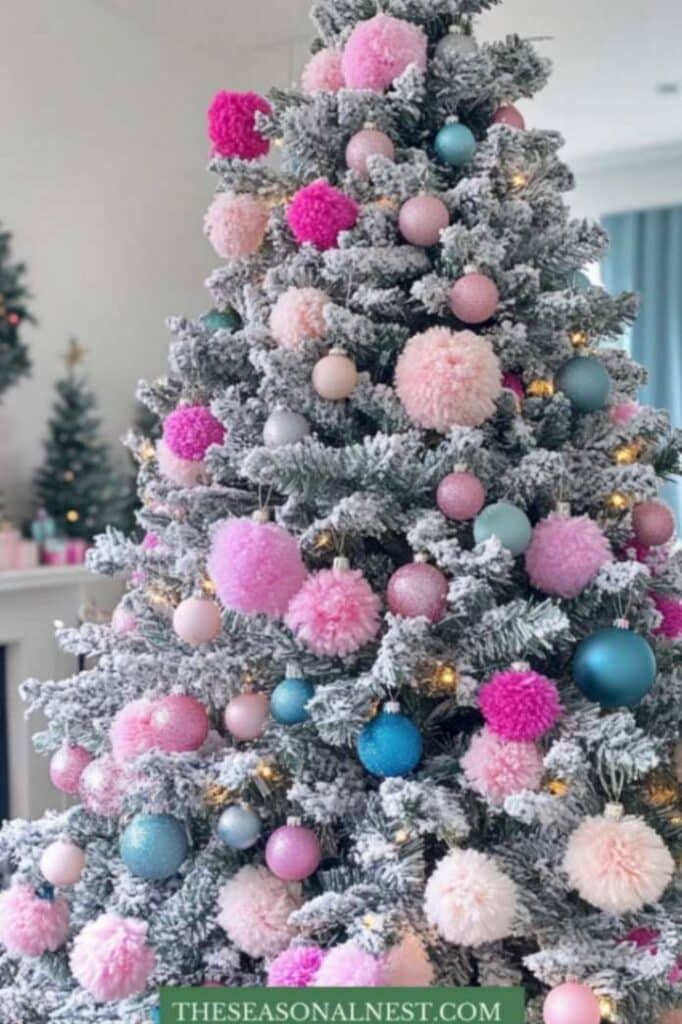 pom pom christmas tree