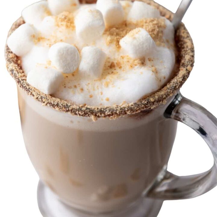 S’mores Coffee Latte with Marshmallows