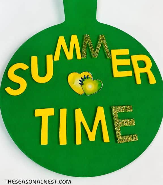 Summer time wooden board