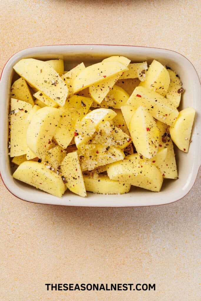 wedges potatoes oven